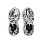 Men’s Track Graffiti Sneaker  in White/black - Image 6